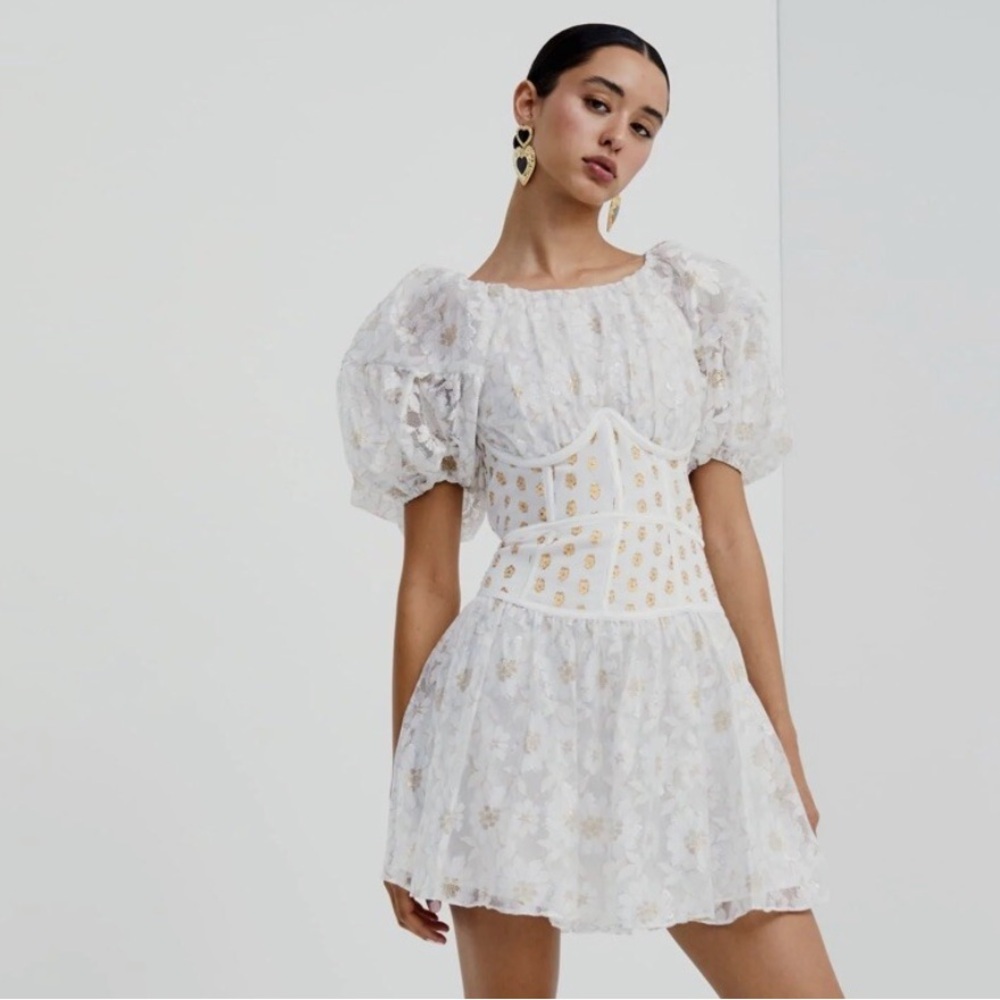 For Love And Lemons Lupita Mini Dress Size S